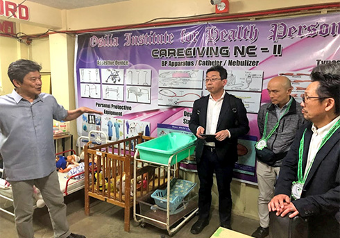 現地介護学校視察